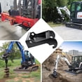 thumbnail image 3 of ZHAO Quick Attach Coupler Bracket Alloy Steel Excavator Bucket Mount Attachment Precise Metal Craft Replacement for Quick Connection Small Excavator Bucket Mounting Accessories improved, 3 of 9