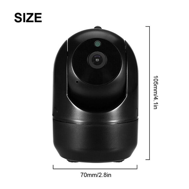 Cámara de seguridad IP HD 1080P WiFi inalámbrico Sistema CCTV para el hogar Red Vista nocturna Cámara de radio bidireccional Enchufe de EE. UU. Noticed EL1348-01B