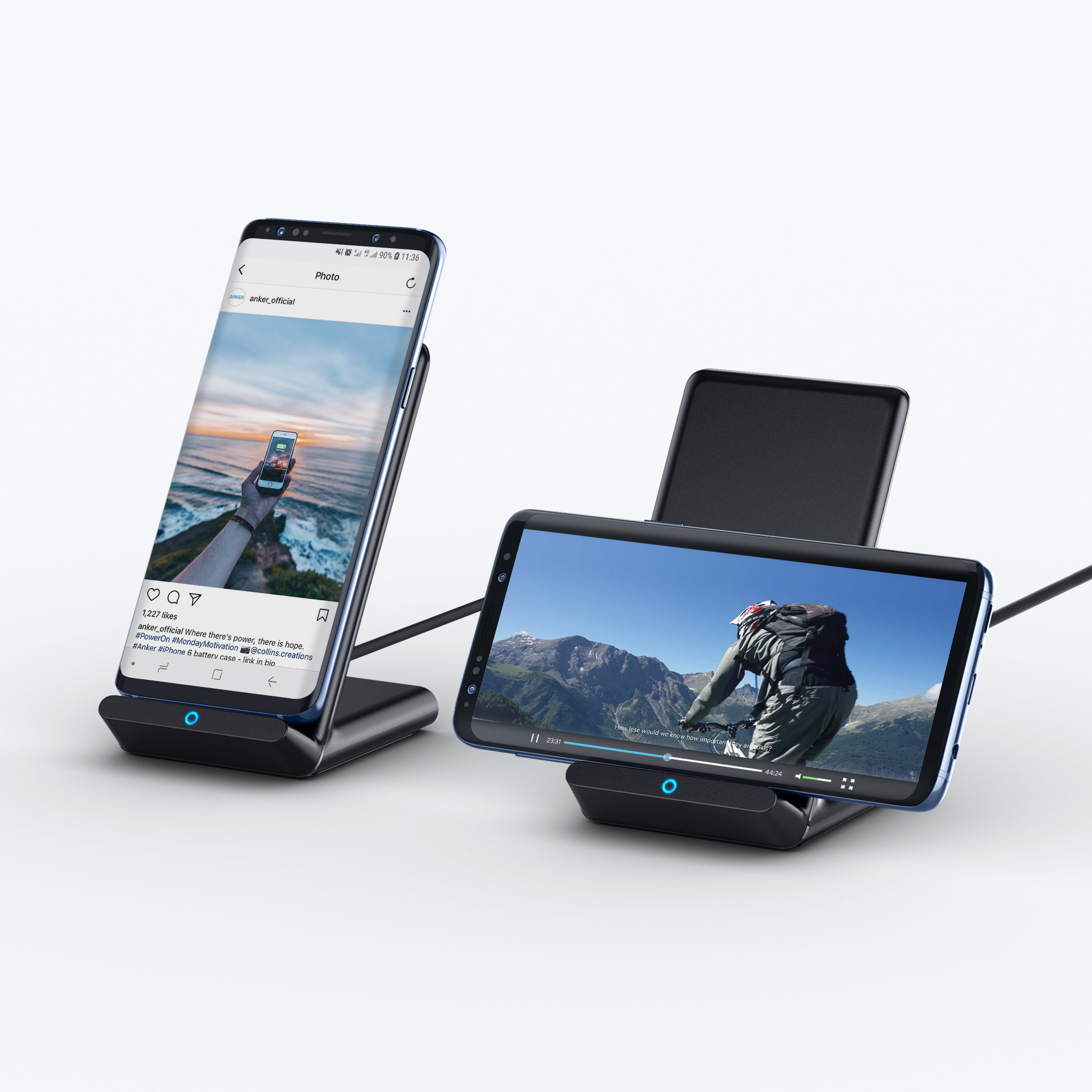 Anker PowerWave Stand with Charger, Black