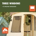 thumbnail image 2 of Ozark Trail 2-Room Shower & Utility Tent Combo Includes 5-Gallon Water Container, Easy Setup, Maximum Occupancy Is 2. Khaki Colour., 2 of 14
