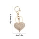 thumbnail image 3 of Llavero de Corazón y Melocotón para San Valentín | Llavero de Aleación con Forma de Corazón para Mochila, Bolso y Móvil | Regalo Romántico para Parejas | 9,5 X 4 Cm | Rosa, Rojo, Blanco, Dorado, 3 of 6