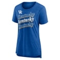 thumbnail image 2 of Women's Royal Kentucky Wildcats Classic Repeat Tri-Blend T-Shirt, 2 of 3
