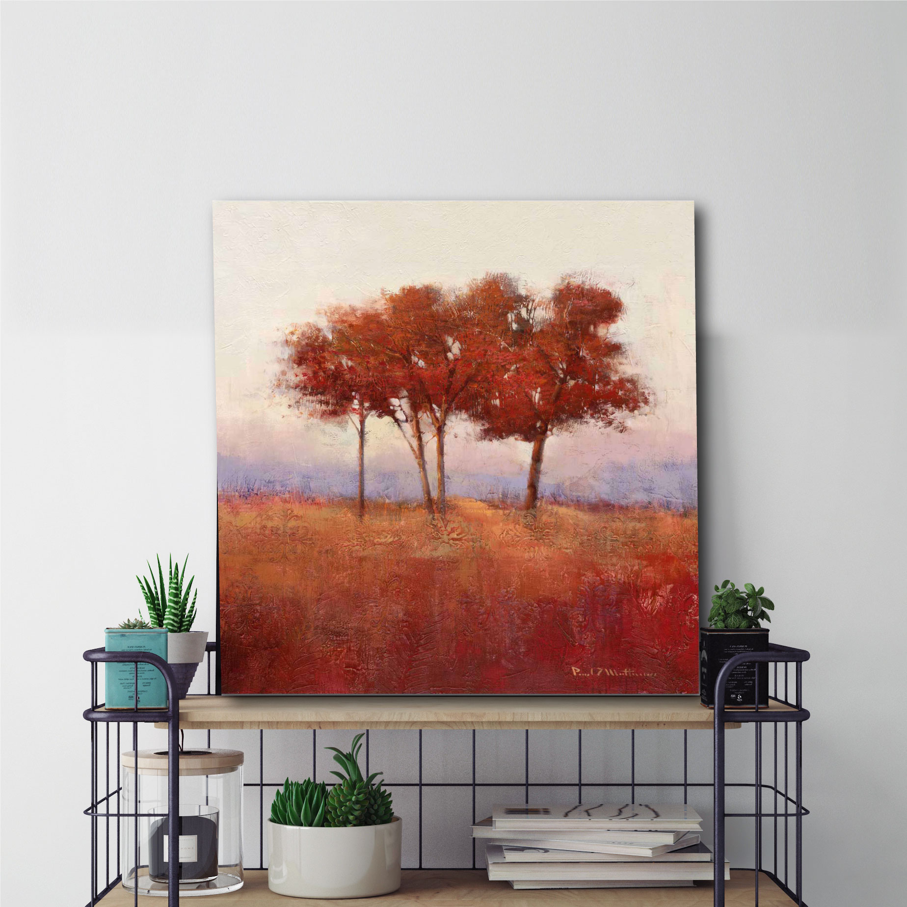 Autumn Morning II Gallery-Wrapped Canvas Wall Art, 16x16