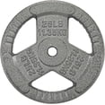 thumbnail image 1 of Placa de Peso de Hierro Fundido de 1 Pulgada y 2 Pulgadas con Asas de Agarre múltiple y Revestimiento de Esmalte para Pesas y Entrenamiento de Fuerza Solo para Placas, Color Gris, 1 of 5