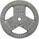 thumbnail image 1 of Placa de Peso de Hierro Fundido de 1 Pulgada y 2 Pulgadas con Asas de Agarre múltiple y Revestimiento de Esmalte para Pesas y Entrenamiento de Fuerza Solo para Placas, Color Gris, 1 of 5