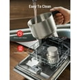 thumbnail image 3 of Miroco Milk Frother, 4 in 1 16.9oz Automatic Stainless Steel Milk Steamer, Silver, 3 of 8