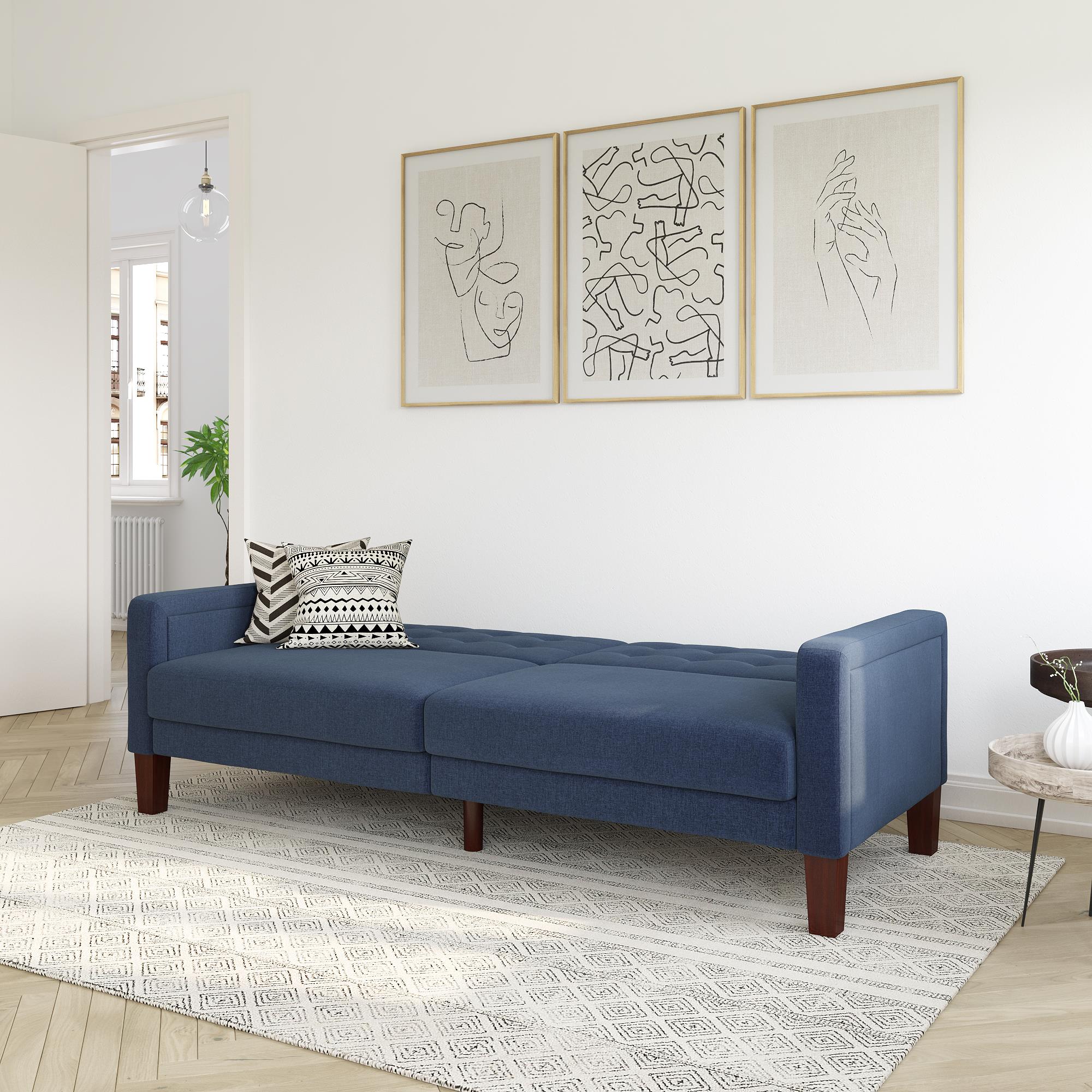 Better Homes Gardens Porter Fabric Tufted Sofa Bed Multiple