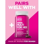 Biotin Gummies | 60 Count | Fruit Flavor Vitamin | For Hair Skin and Nails | by Pink