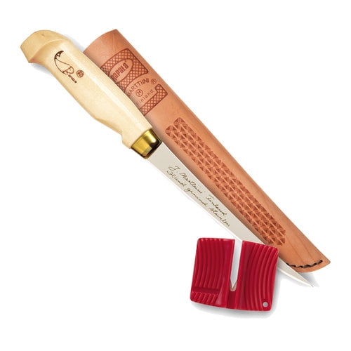 Rapala FLF4 Fillet Knife with Leather Sheath and Sharpener Walmart