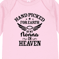 thumbnail image 4 of Inktastic Handpicked for Earth by My Nonna in Heaven with Angel Wings Boys or Girls Long Sleeve Baby Bodysuit, 4 of 5