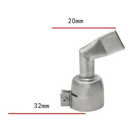 

10*5*5Cm Degree Angled Wide Slot Weld Nozzle For Traic S Hot Air Nozzle