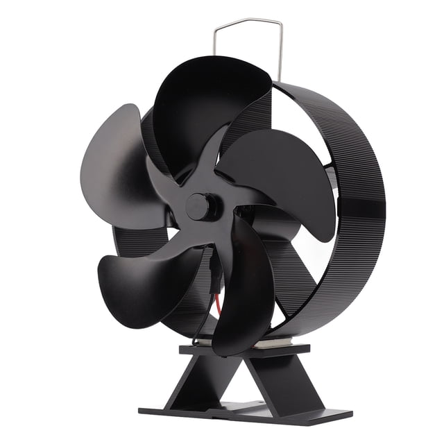Ventilador de estufa Jadeshay de calor con 5 aspas y alta capacidad
