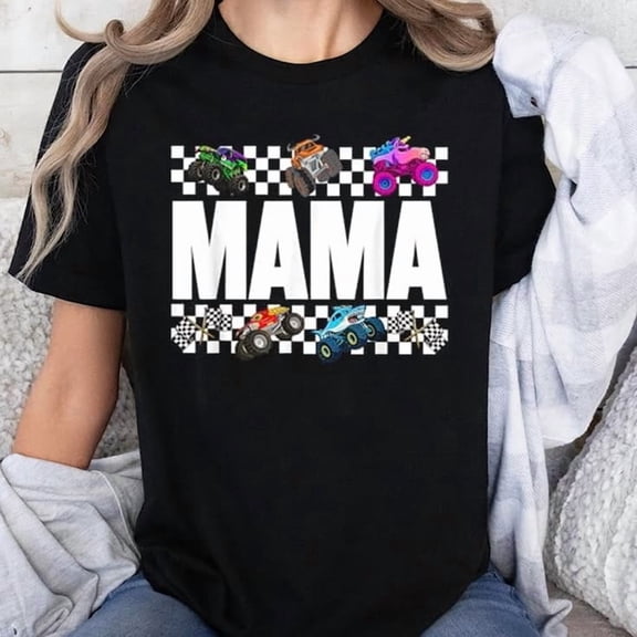 Monster Truck Family Crew Birthday Matching T-shirt Sizes S-5XL GoldenGate JSC