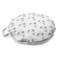 thumbnail image 1 of Sketch Round Floor Cushion with Handle, Unfinished of Cherries on a Plain Background Drawn by Hand Doodle Scribbles, Pillow for Living Room & Dorms, 18" Round, Dimgray and White, by Ambesonne, 1 of 4