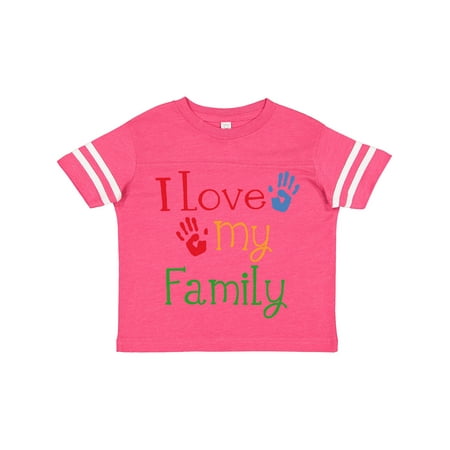 

Inktastic I Love My Family Gift Toddler Boy or Toddler Girl T-Shirt