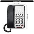 thumbnail image 5 of CIYISON Corded Telephone Basic Desk Analog Landline Phone for Home Guest Room, 5 of 6