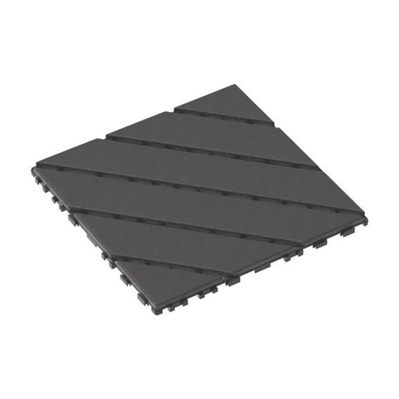 DECMAY Plastic Interlocking Deck Tiles,44 Pack Patio Deck Tiles,12"x12" Square Waterproof Outdoor All Weather Use, Patio Decking Tiles for Poolside Balcony Backyard