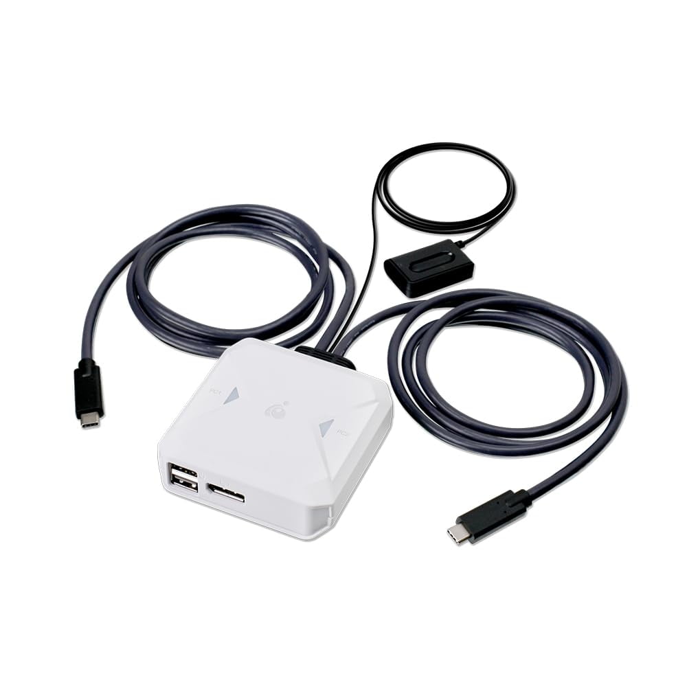 IOGEAR 2-Port 4K USB-C KVM Switch with DisplayPort Output - GCS72CC