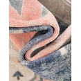 thumbnail image 4 of Unique Loom Whitney Collection Area Rug - Geneva (4' Square French Blue/Beige), 4 of 7
