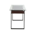 thumbnail image 2 of Lumisource Duke Contemporary Desk In Black Metal And Walnut Wood OFD-DUKE BKBN, 2 of 6
