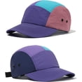 thumbnail image 4 of YooGuoGuo 5 Panel Cap Waterproof Trucker Cap Curved Bill Baseball Cap Dad Cap Color-Blocked Hat Summer Breathable Outdoor Cap, 4 of 7