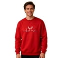 thumbnail image 3 of Oksale Xmas Sweatshirts for Men Women Plus Size Matching Christmas Pullover Soft Cozy Shirts for His Hers Winter Tops Red XL, 3 of 9