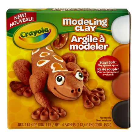 Crayola Modeling Clay, 1 Lb Assortment, Set Of 12 Packs