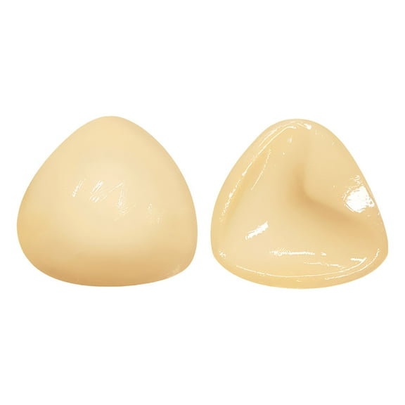 TELOLY Sticky Push Up Bra Inserts, Double-Sided Sticky Bra Pads Inserts Reusable Lift Inserts Push Up Bikini Breast Complexion Medium