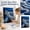 Serene Beach, variant on DIY 3D Pearl Painting Kit,Wooden Frame Upgraded Diamond Art Kits for Adults,Ready to Hang Gem Painting,Relaxing Paint by Numbers,Creative Mosaic Craft (Sunlit Sands)