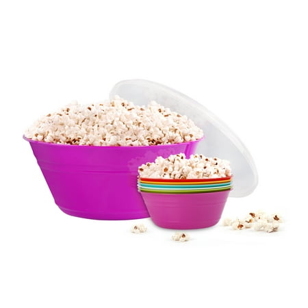 

Mintra Home – (05147) Popcorn Preservation Bowl Set Fuchsia