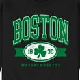 thumbnail image 3 of Instant Message - Boston Mass Clover - Men's Crew Neck Fleece Pullover, 3 of 6
