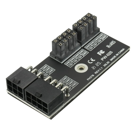 Uxcell ATX 88Pin Female to 68Pin Male 180 Degree Angled Power Adapter for 3080 3090 Graphics Cards GPU