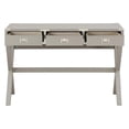 thumbnail image 4 of Wellington 46" Engineered Wood Desk with Power in Gray Finish, 4 of 10