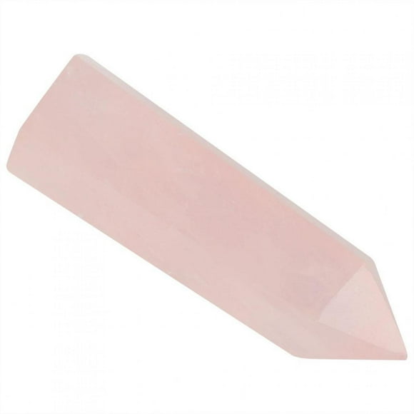 Domqga Natural Fluorite Pink Quartz Crystal Hexagonal Wand for Decoration Ornament, Hexagonal Wand Natural Fluorite, Pink Hexagonal Wand