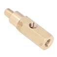 thumbnail image 4 of Oil Pressure Gauge Adapter, 1/8in Easy Installation Excellent Performnace Brass T Piece Sensor Sender Durable Metal  for Car Modification, 4 of 8