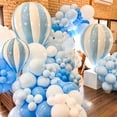 thumbnail image 3 of Gecter 110 Pcs Blue Balloon Garland Kit, 5-18'' Rubber Balloons for Baby Shower & Birthday Decor, 3 of 16