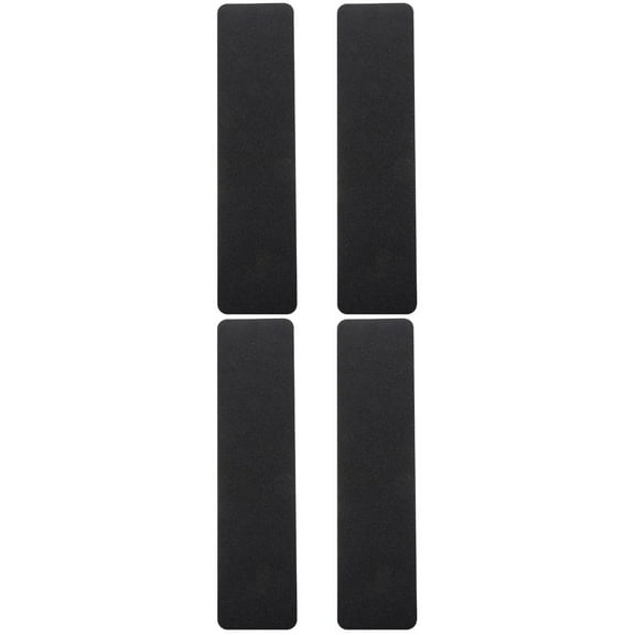 4-Pack Black Anti- Safety Grip Pads for Bathroom Shower and Bathtub, Non-Skid Tape for Enhanced Shower Safety