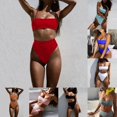 thumbnail image 4 of Three Piece Womens Swimsuit Set in Various Colors for Summer Activities, 4 of 4