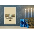 thumbnail image 2 of Awkward Styles Hanukkah Wall Art Poster Jewish Menorah Home Decor Prints, 2 of 3