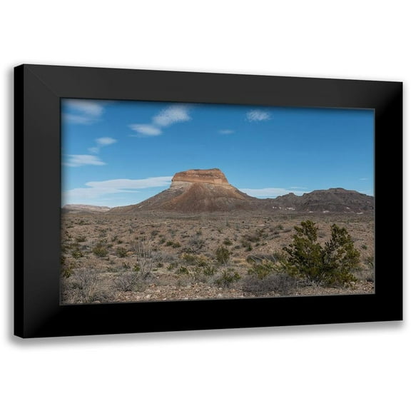 Highmith, Carol 14x11 Black Modern Framed Museum Art Print Titled - Scenery in Big Bend National Park, TX