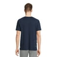 thumbnail image 3 of Athletic Works Men's & Big Men's Jacquard Pocket Tee with Short Sleeves, Sizes S-3XL, 3 of 5
