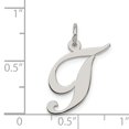 thumbnail image 2 of 925 Sterling Silver Dainty Letter T Initial Name Monogram Necklace Charm Pendant, 2 of 6