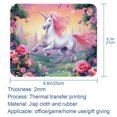 thumbnail image 5 of Unicorn 8.3x9.8 Inch Square Printed Desk Mat Mouse Pad for Office and Gaming, Non-Slip Rubber Bottom, 5 of 6
