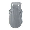 thumbnail image 3 of kpoplk Men's Muscle Tank Tops Sleeveless Cut Off Shirts Bodybuilding Gym Workout Stringer T-Shirts Grey,XXL, 3 of 7