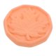 thumbnail image 1 of Azúcar moreno con forma de hoja de arce, terracota, disco ablandador reutilizable para absorber la humedad., 1 of 7