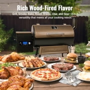 Z GRILLS Grill Elite ZPG-550B4 549 sq.in Wood Pellet Grill & Smoker, Latest PID 3.0 Controller, 2 Meat Probes, Auto Temperature Control, 8 in 1 BBQ- Bronze