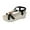 Black, variant on Xfvqtps Flatform Sandals Women Wedge Elastic Metal Beads Decoration Cross Straps Open Toe Summer Slide Sandals Beige