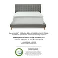 thumbnail image 3 of Bodipedic Essentials 2-Inch Memory Foam Mattress Topper with Knit Cover, Full, 3 of 4