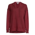 thumbnail image 5 of Time and Tru Women's Waffle Texture Hoodie, Sizes XS-3XL, 5 of 5