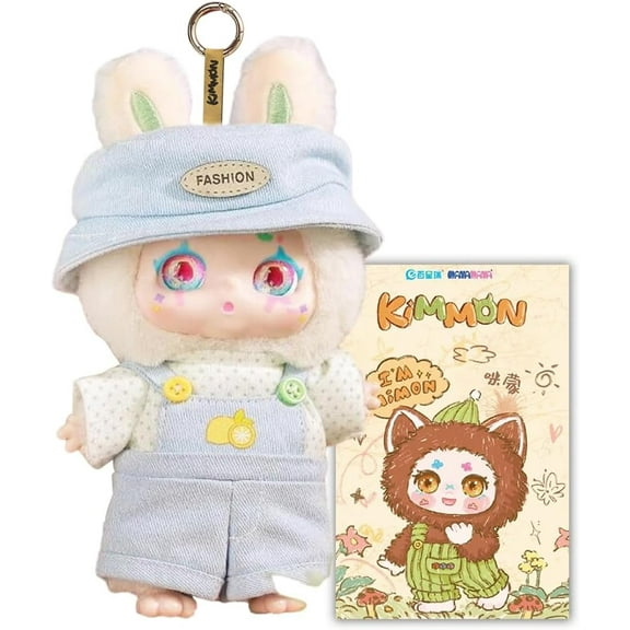 Coophit Plush Doll Blind Box, Kimmon Mimon Series, Kawaii 1 of 6 Possible Mystery Collectible Toys, Cute Soft Animals Charm Birthday Gifts Christmas Gifts